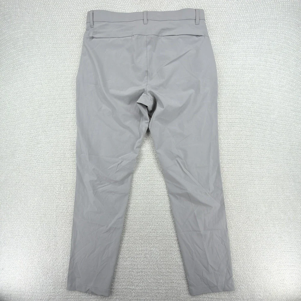Fabletics The Only Pant Mens 32x32 Gray Performance Stretch Commuter Golf